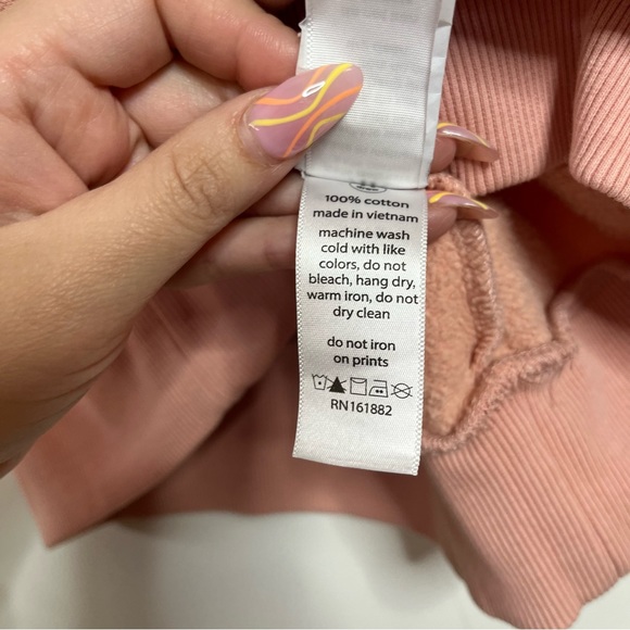 DREW House mascot pink pullover hoodie - Picture 5 of 6